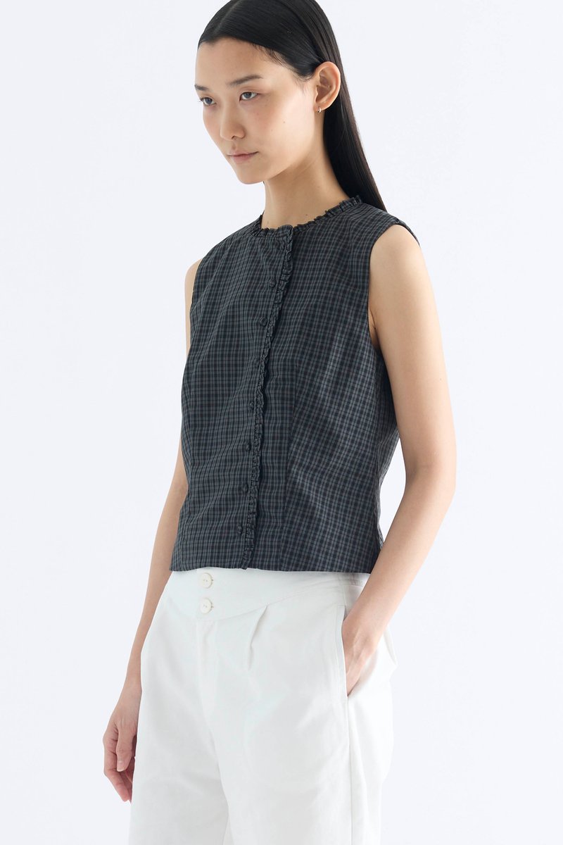 Gisella Ruffle-Trim Top