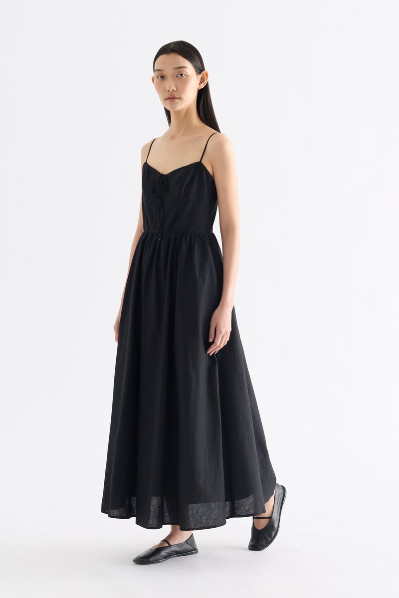 Rowyn Crochet-Trim Dress
