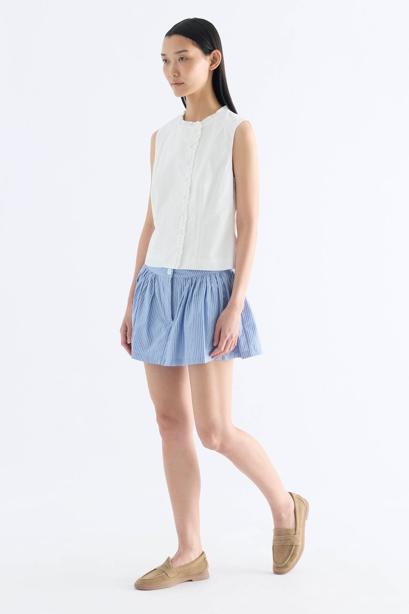 Gisella Ruffle-Trim Top