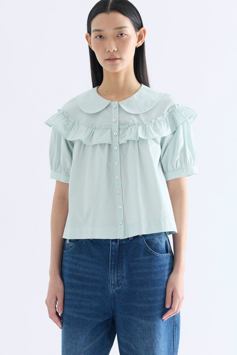 Ophelia Ruffle Yoke Shirt