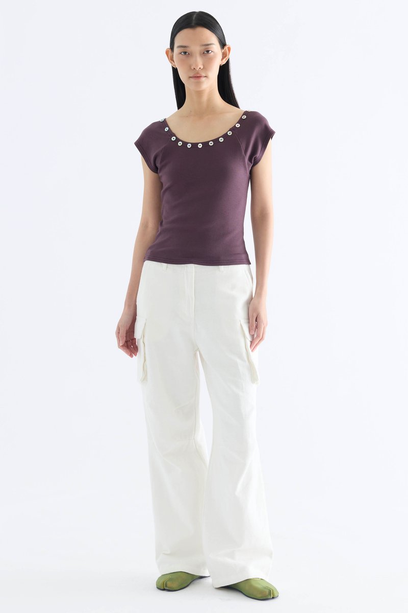 Carlo Mid-Rise Straight Leg Cargo Jeans