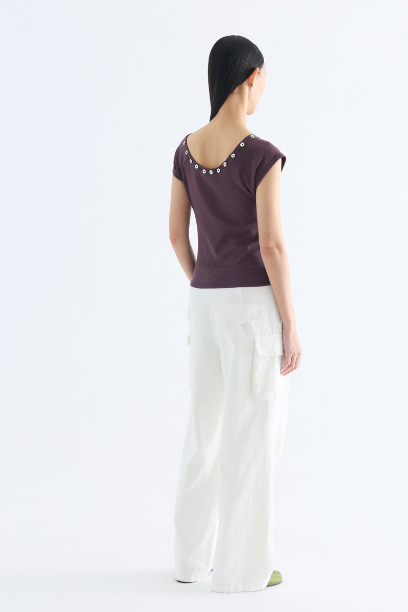 Carlo Mid-Rise Straight Leg Cargo Jeans