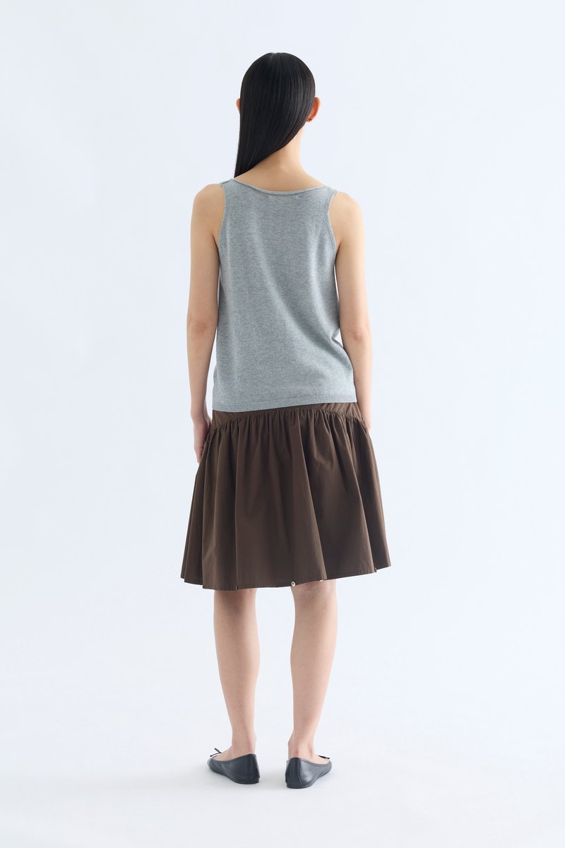 Erika Cowl Neck Knit Tank
