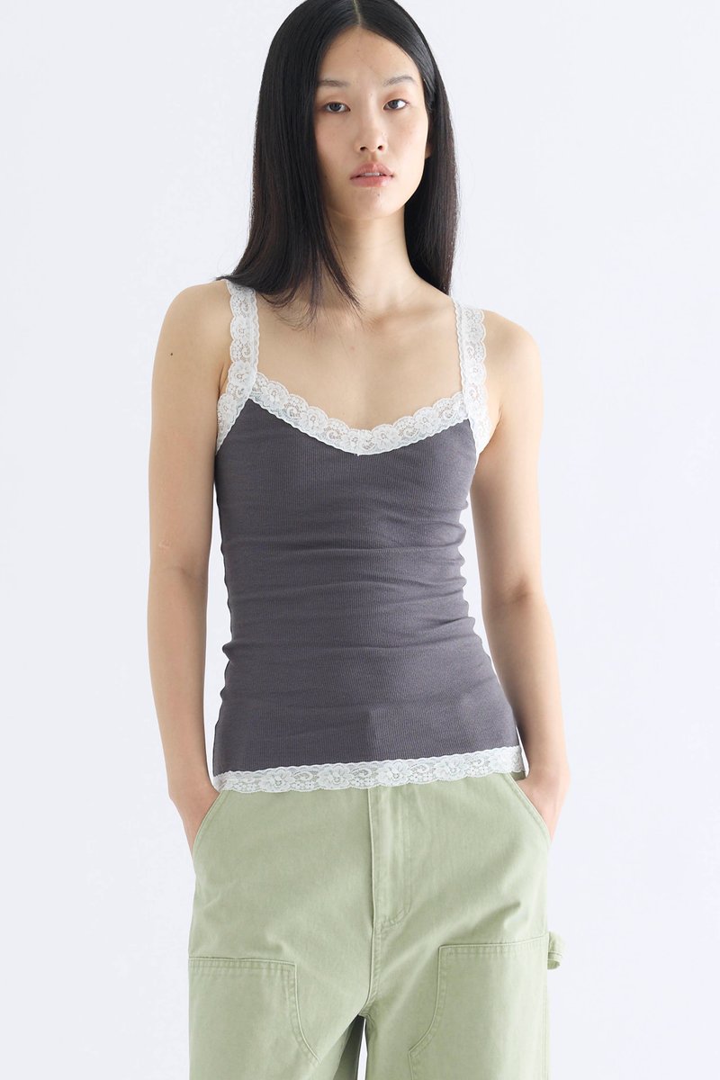 Lace Trim Tank