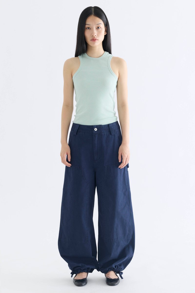 Drawstring Hem Utility Pants