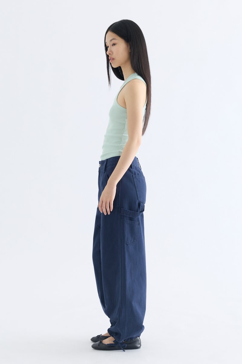 Drawstring Hem Utility Pants