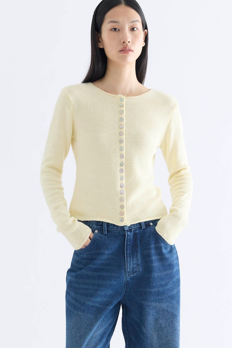 Alivia Button-Down Knit Cardigan