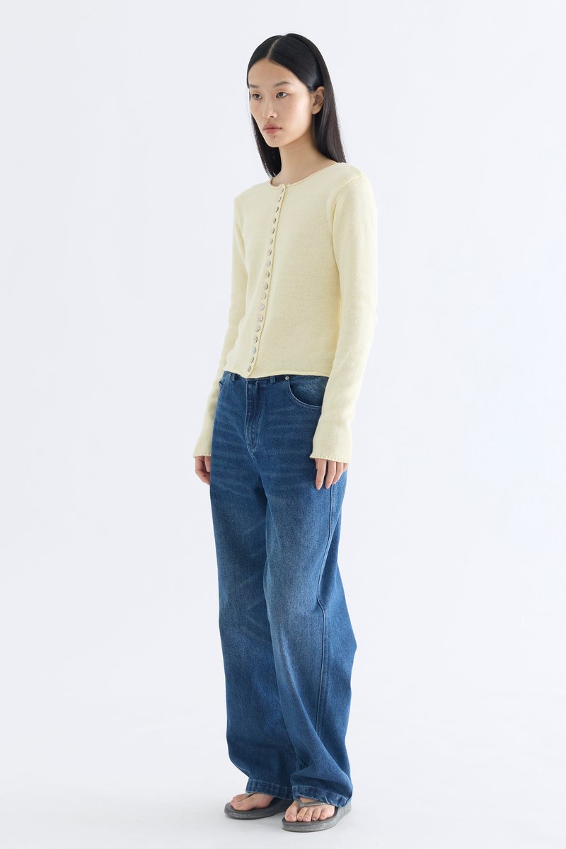 Alivia Button-Down Knit Cardigan