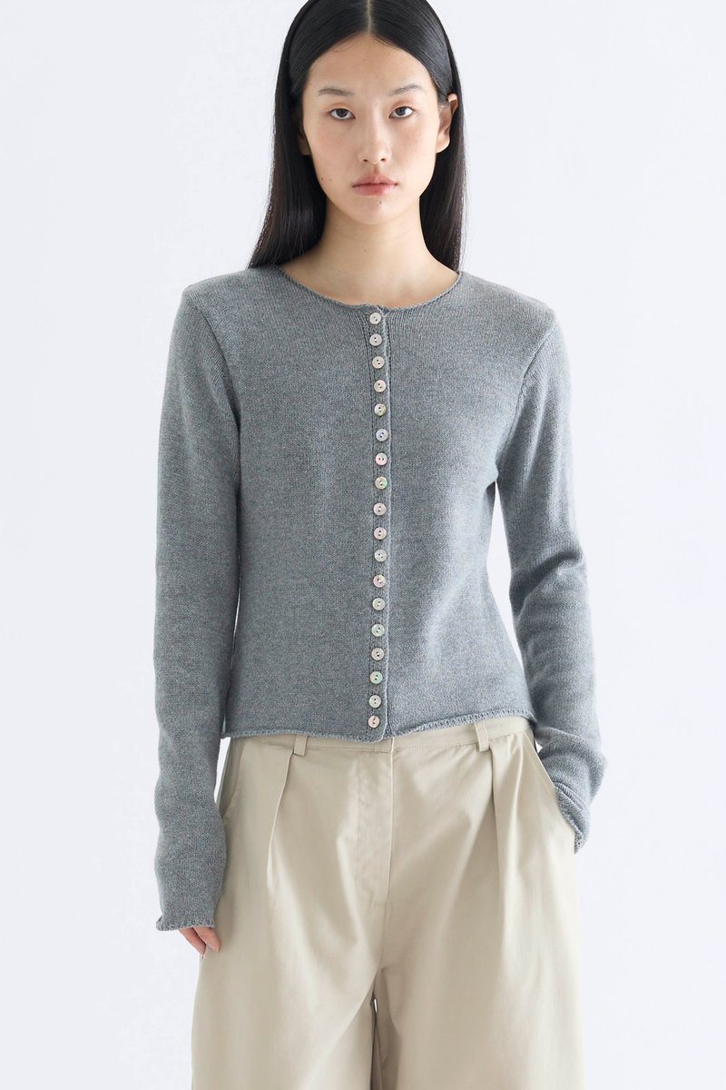 Alivia Button-Down Knit Cardigan