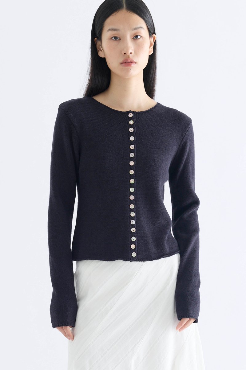 Alivia Button-Down Knit Cardigan