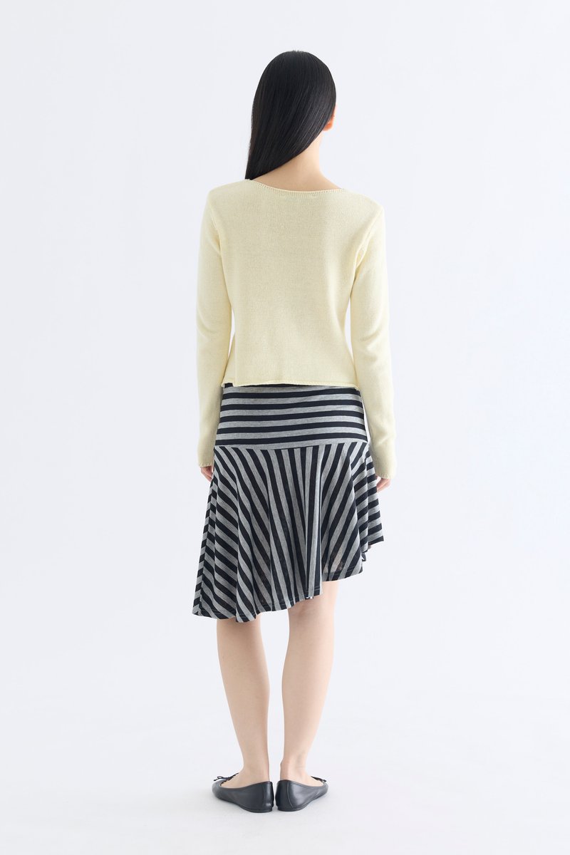 Sydney Asymmetric Swing Skirt