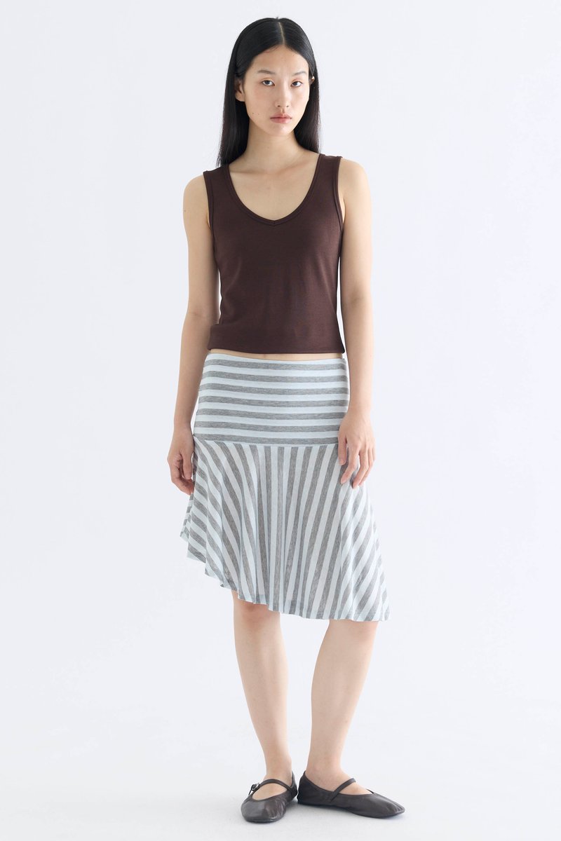 Sydney Asymmetric Swing Skirt