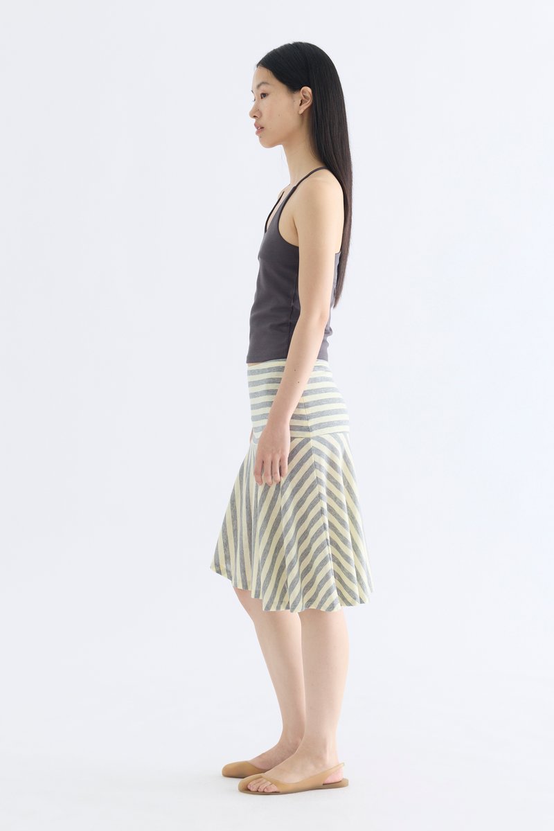 Sydney Asymmetric Swing Skirt