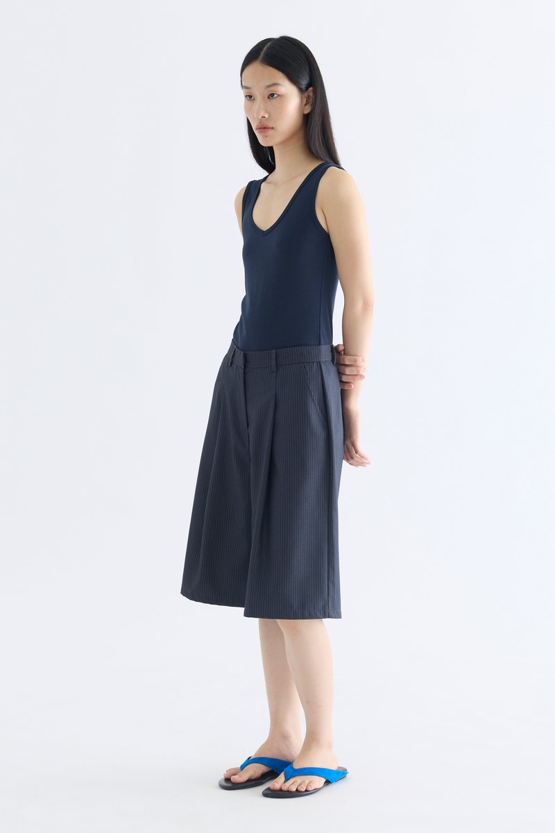 Penny Mid-Rise Pleat Berms