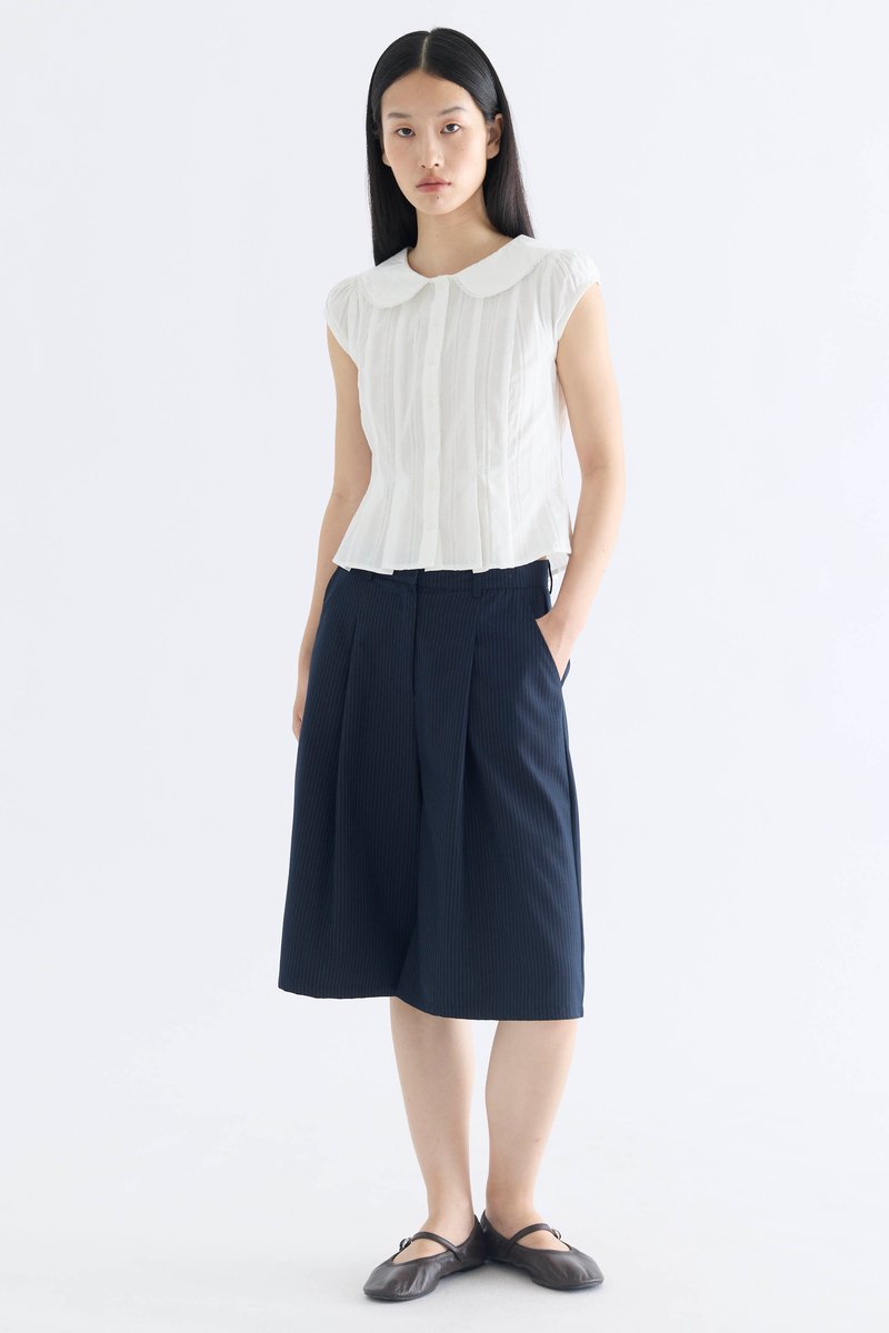 Penny Mid-Rise Pleat Berms
