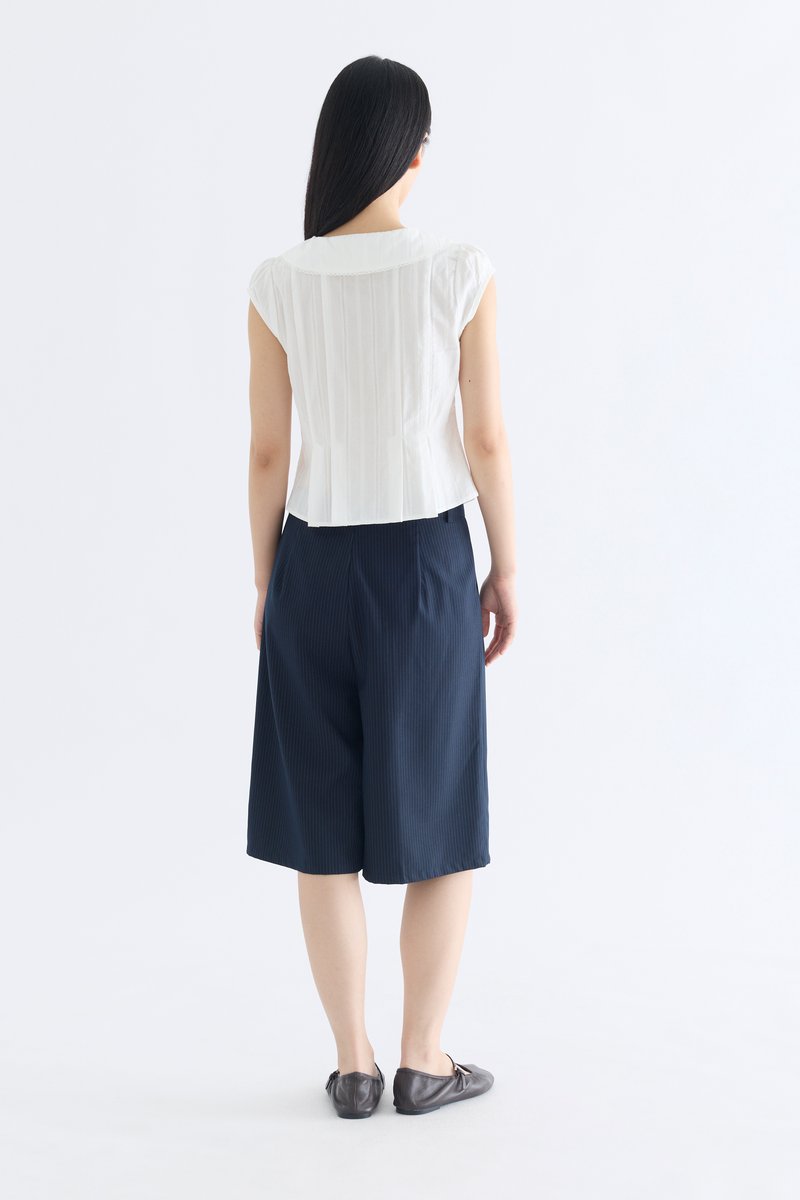 Penny Mid-Rise Pleat Berms