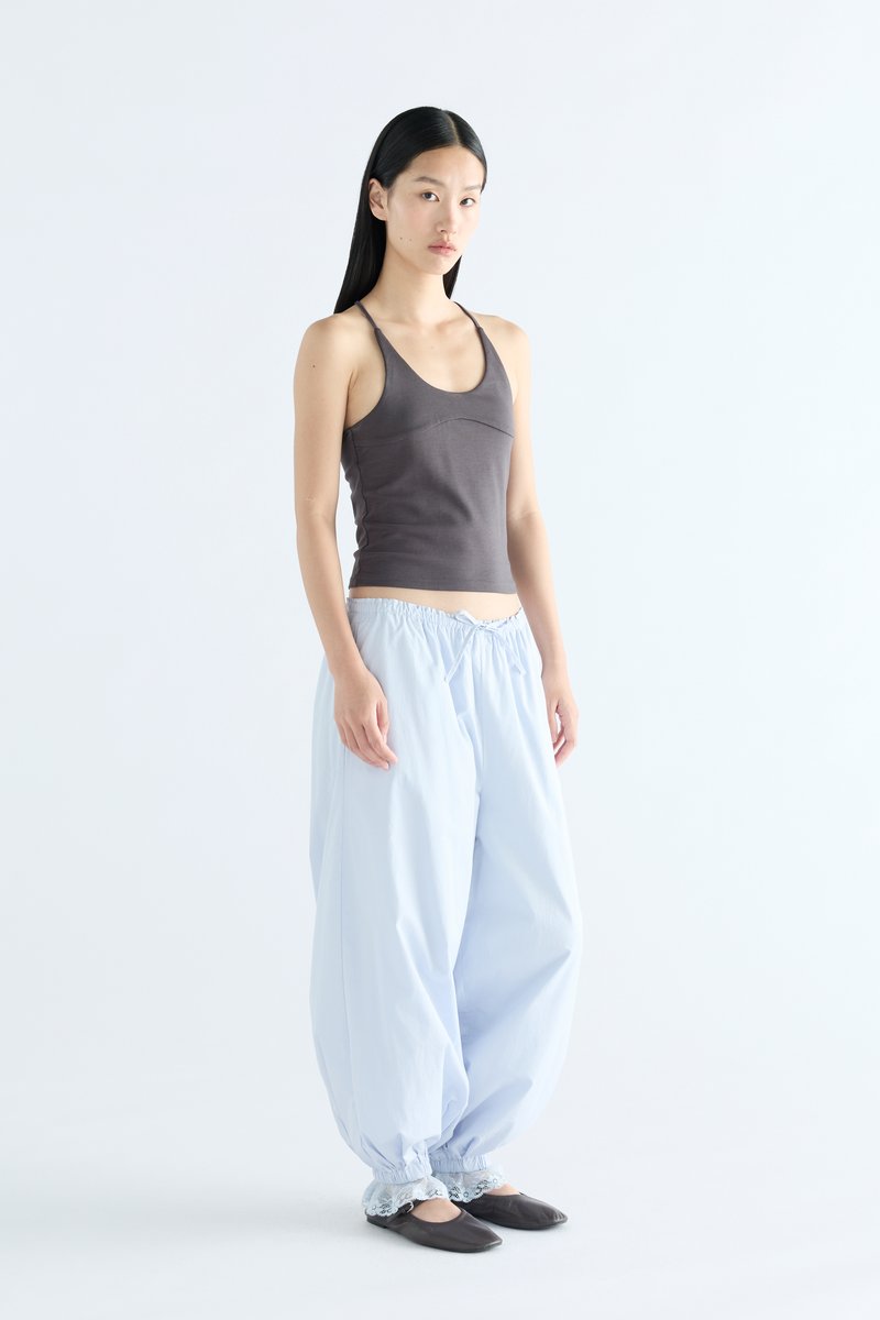 Lumi Lace Trim Relaxed Pants