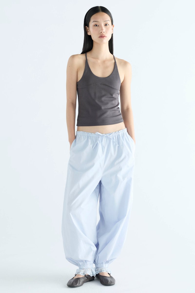Lumi Lace Trim Relaxed Pants