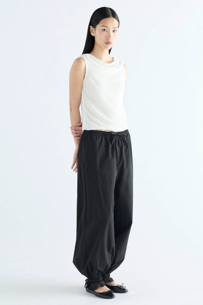 Lumi Lace Trim Relaxed Pants
