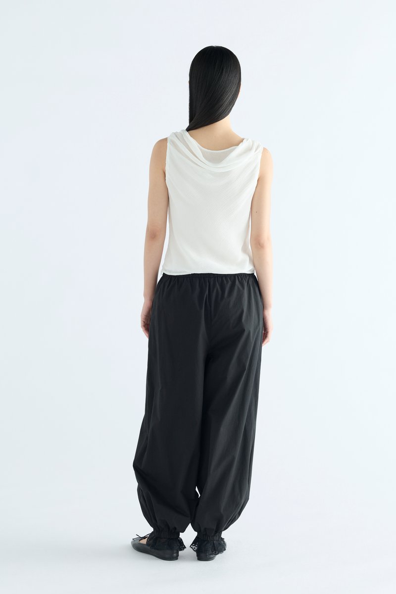 Cassi Drape Fitted Top