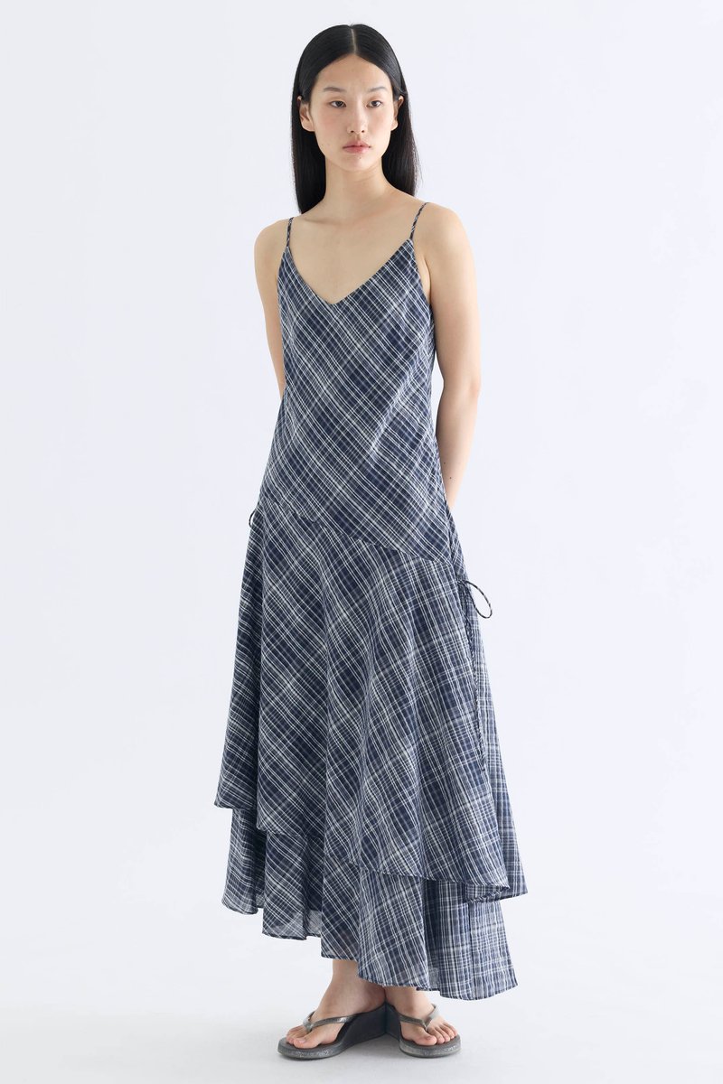 Violette Asymmetrical Hem Tier Dress