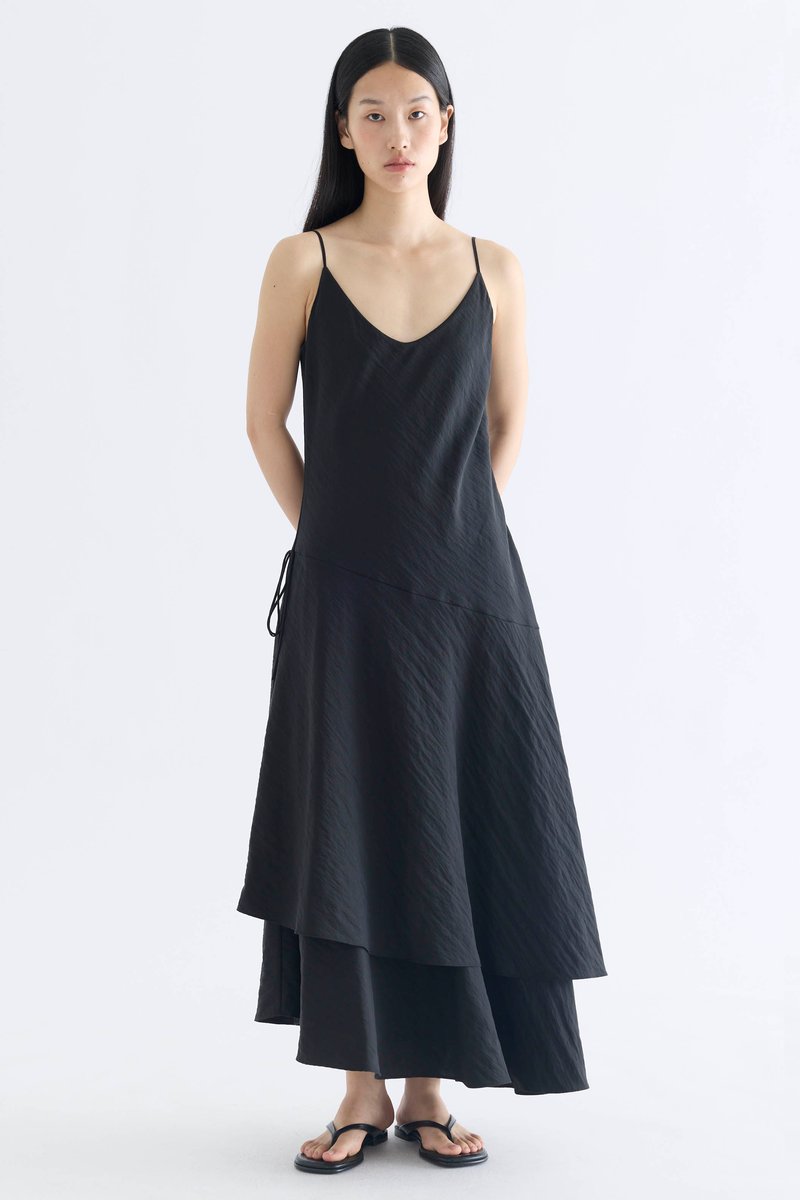 Violette Asymmetrical Hem Tier Dress