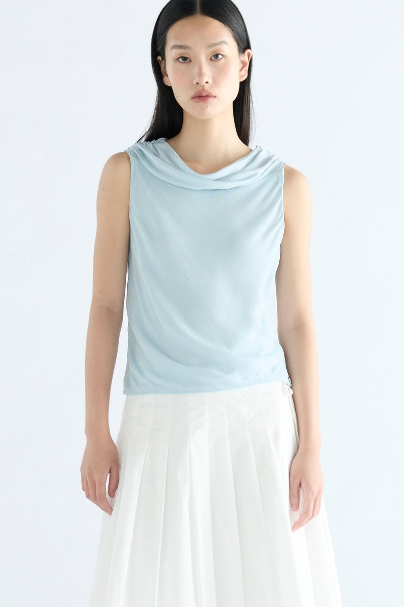 Cassi Drape Fitted Top