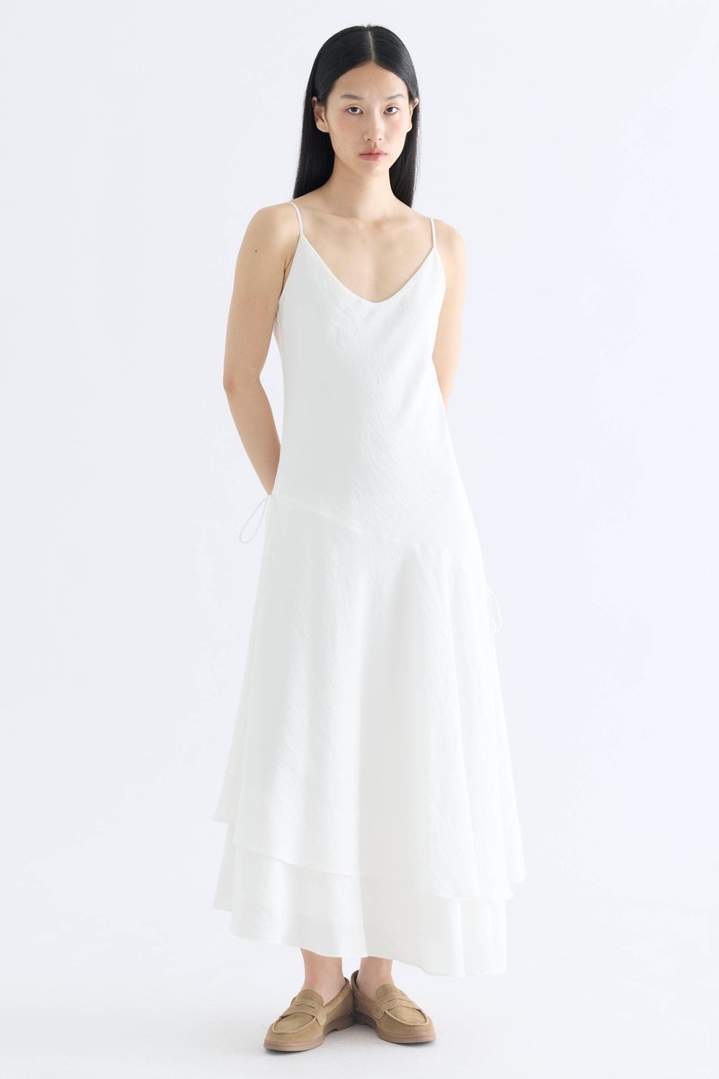 Violette Asymmetrical Hem Tier Dress