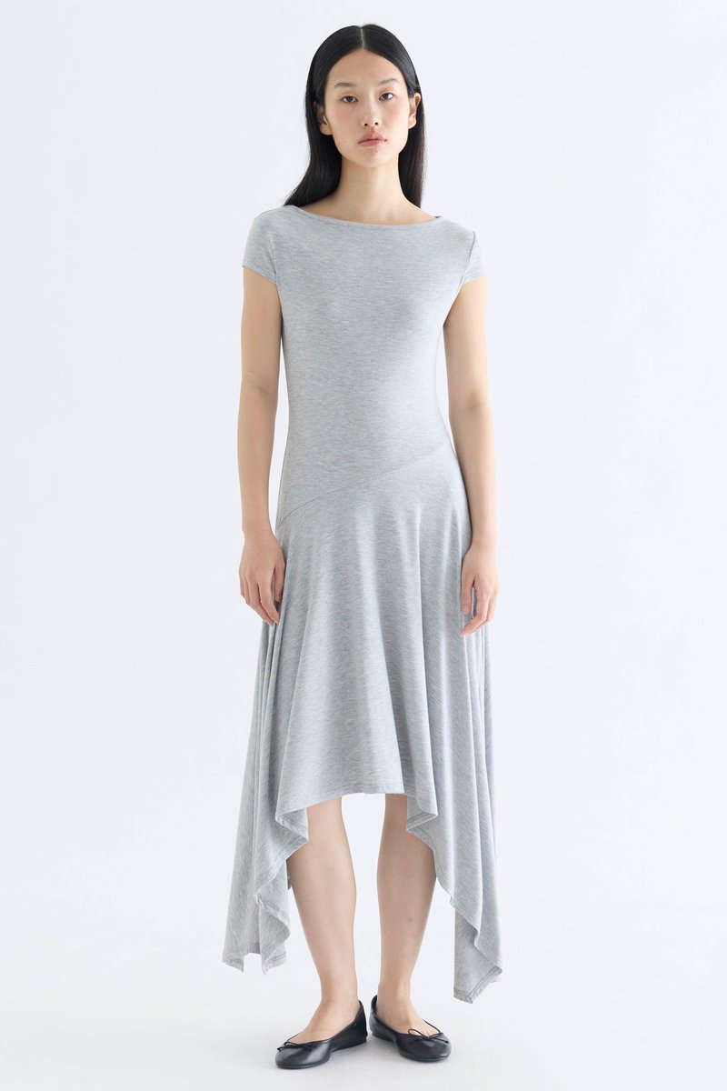 Katniss Asymmetric Hem Dress