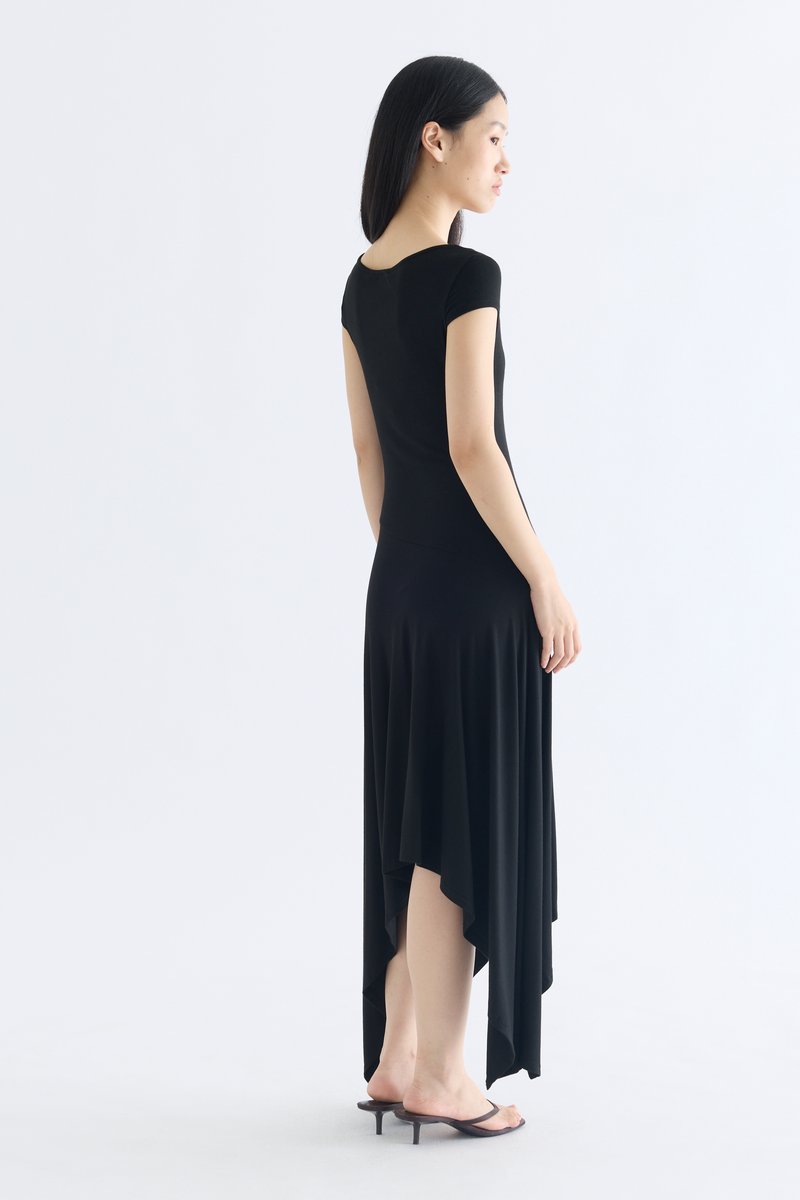 Katniss Asymmetric Hem Dress
