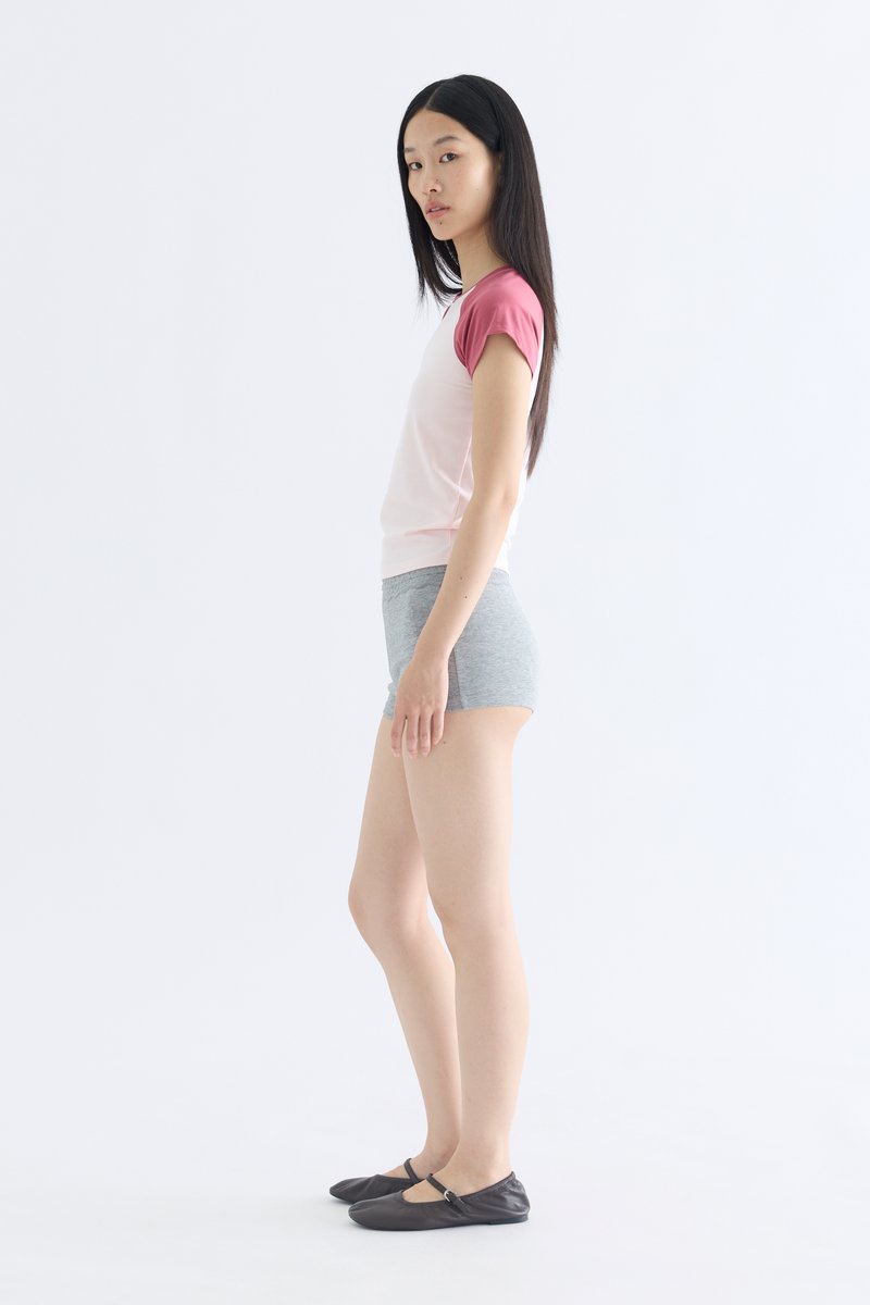 Lace Trim Micro Shorts