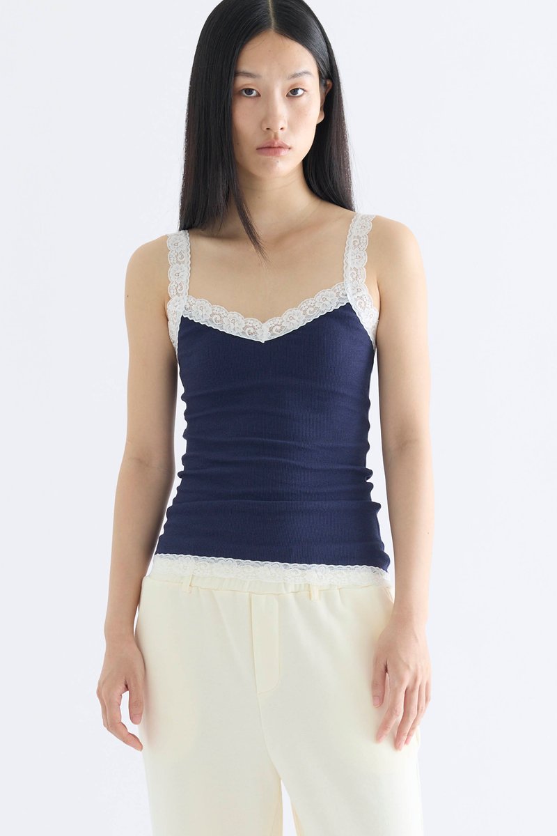 Lace Trim Tank