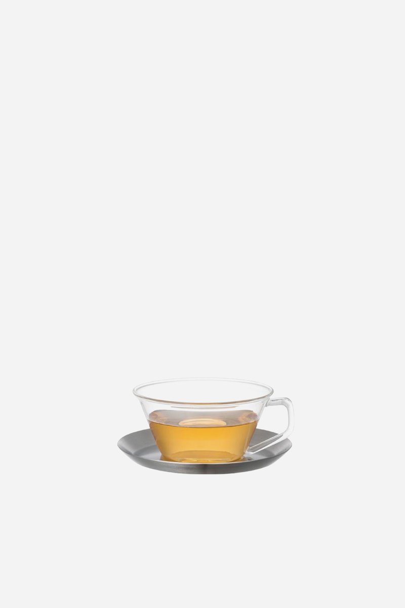 Kinto Cast Tea Cup with Saucer