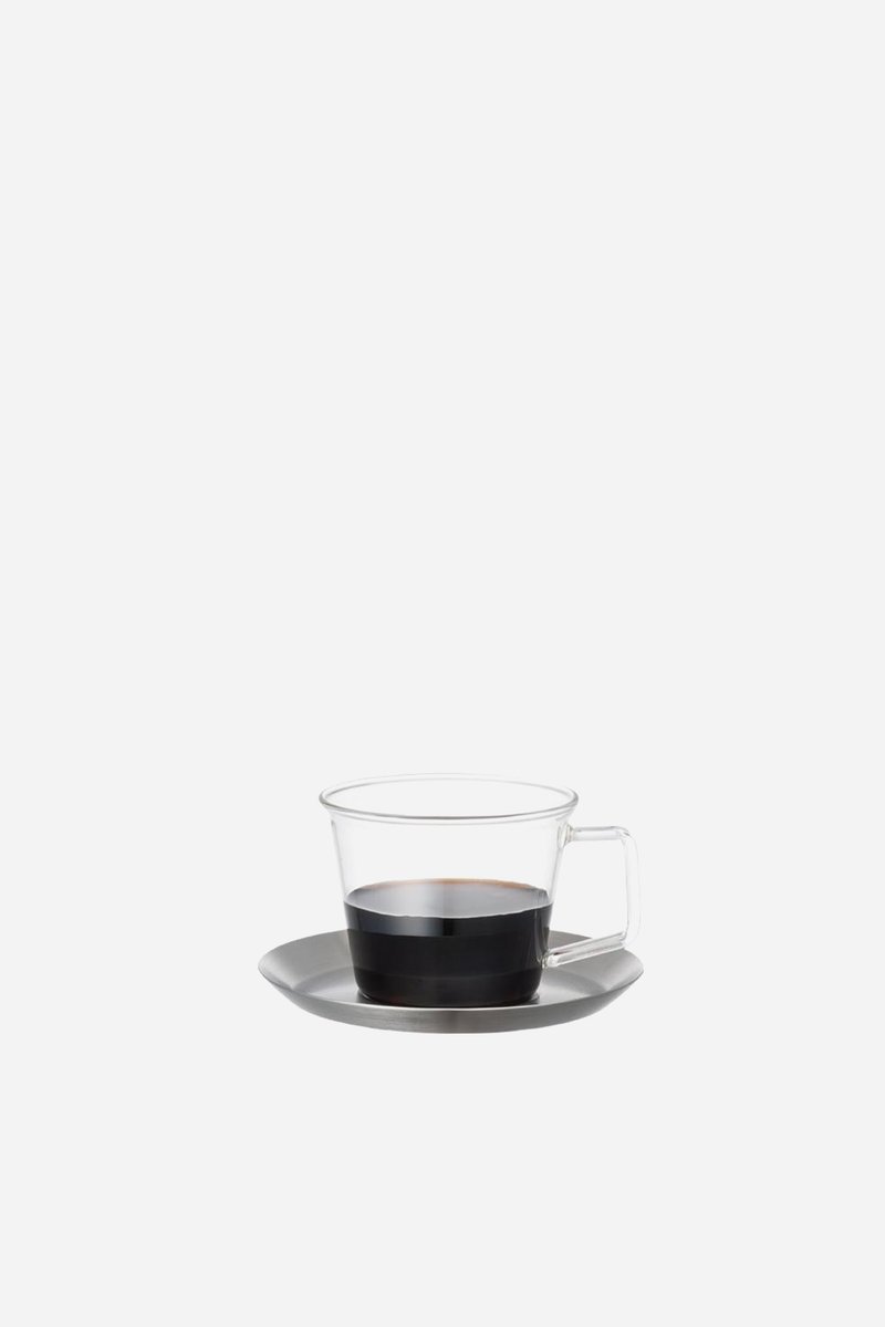 Kinto Cast Coffee Cup with Saucer