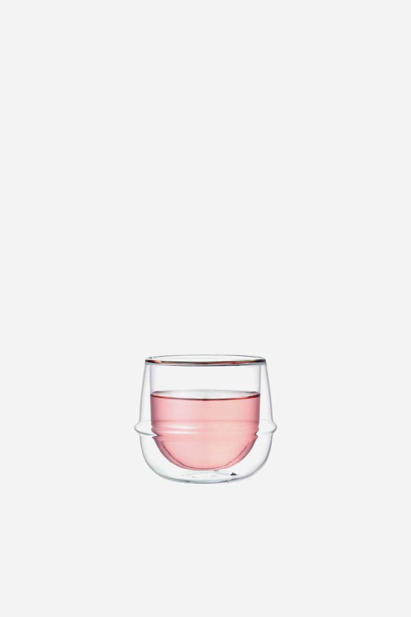 Kinto Kronos Double Wall Wine Glass