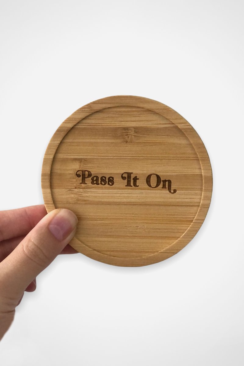 Pass It On Bamboo Wooden Cover 
