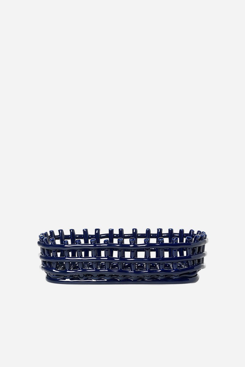 Ferm Living Ceramic Oval Basket