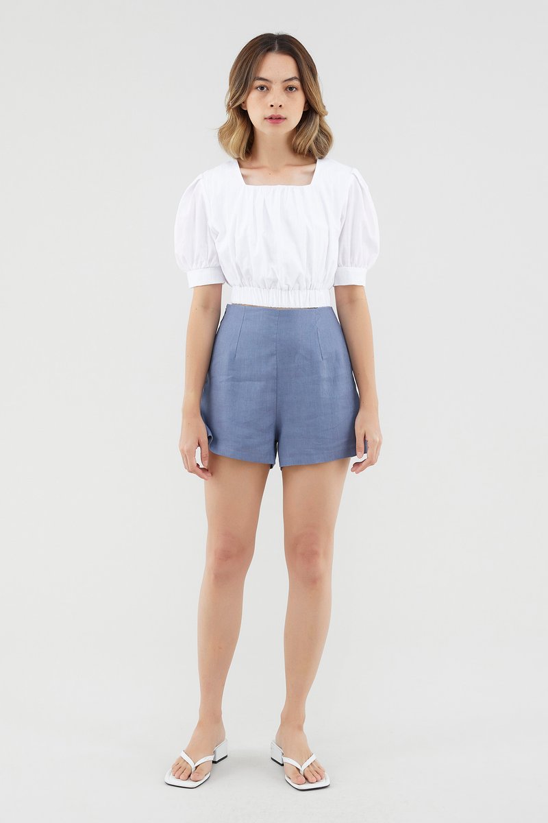 Corena Linen Relaxed Shorts