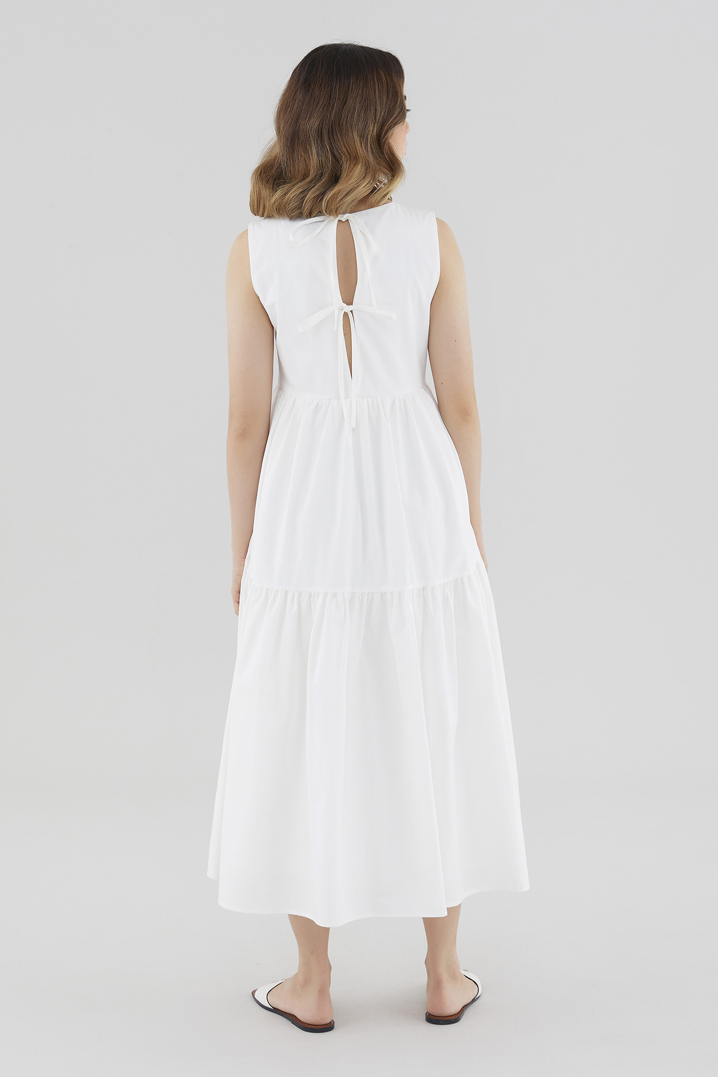 Cattail tiered outlet dress