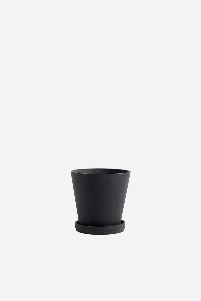 Hay Small Flower Pot With Saucer